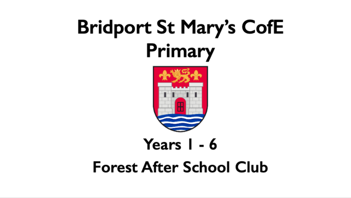 Bridport St Mary&#039;s CofE Primary Forest After School Club Years 1 - 6 Spring 2 (21/02/2024 - 20/03/2024)